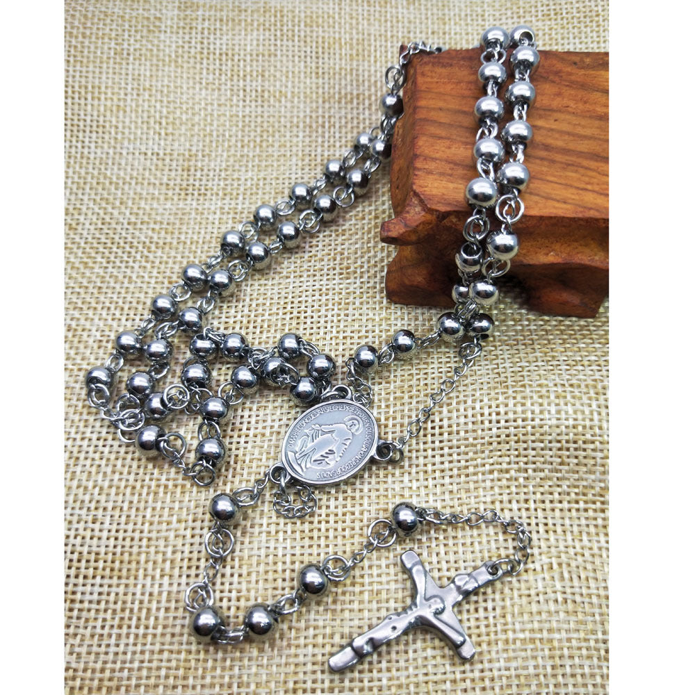 Stainless Steel Pre-Made Rosary