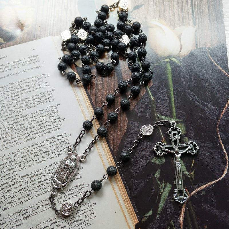 Volcanic Pre-Made Rosary